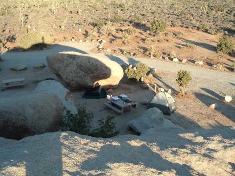 Camp At Joshua Tree