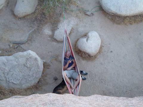 Mark in Hammock